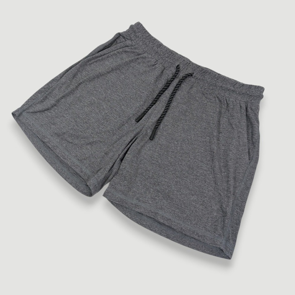 Bear Bottom Tech Shorts Mens Medium 5.5 Inseam Grey Performance Stretch Athletic